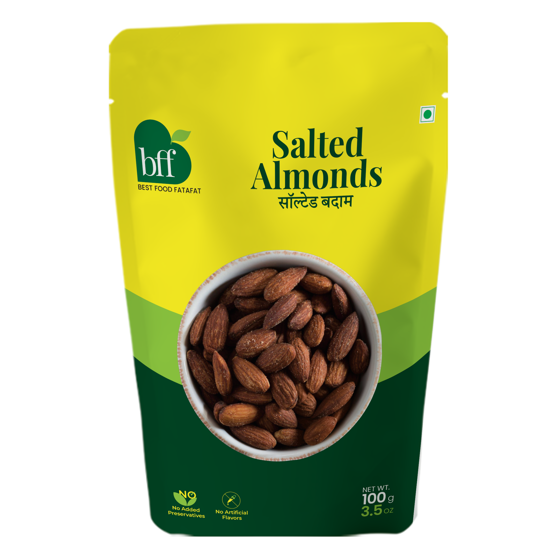 Salted Almonds by Best food fatafat Instant Indian Meals & Ready to eat food