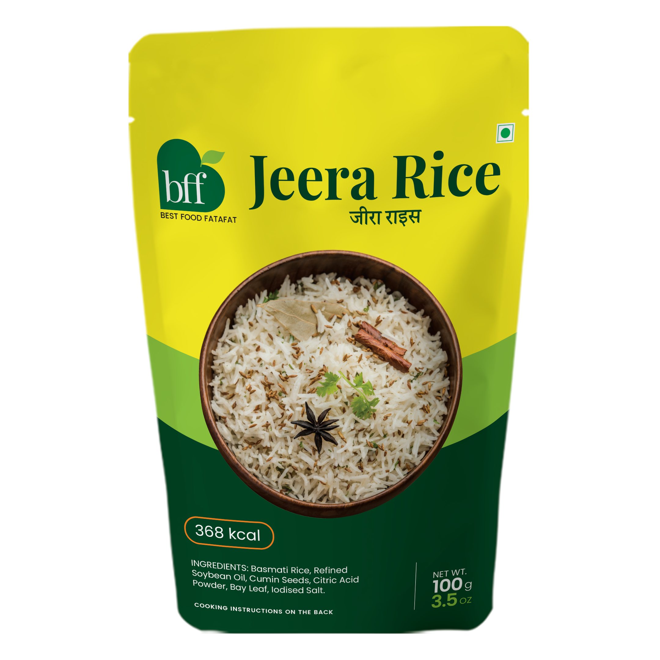 Jeera Rice by Best food fatafat Instant Indian Meals & Ready to eat food