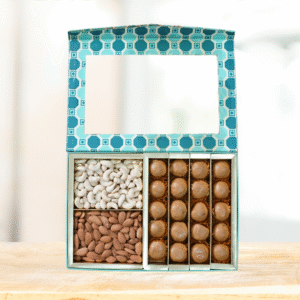 Gift Hampers (Dry Fruits & Besan Ladoo) Big